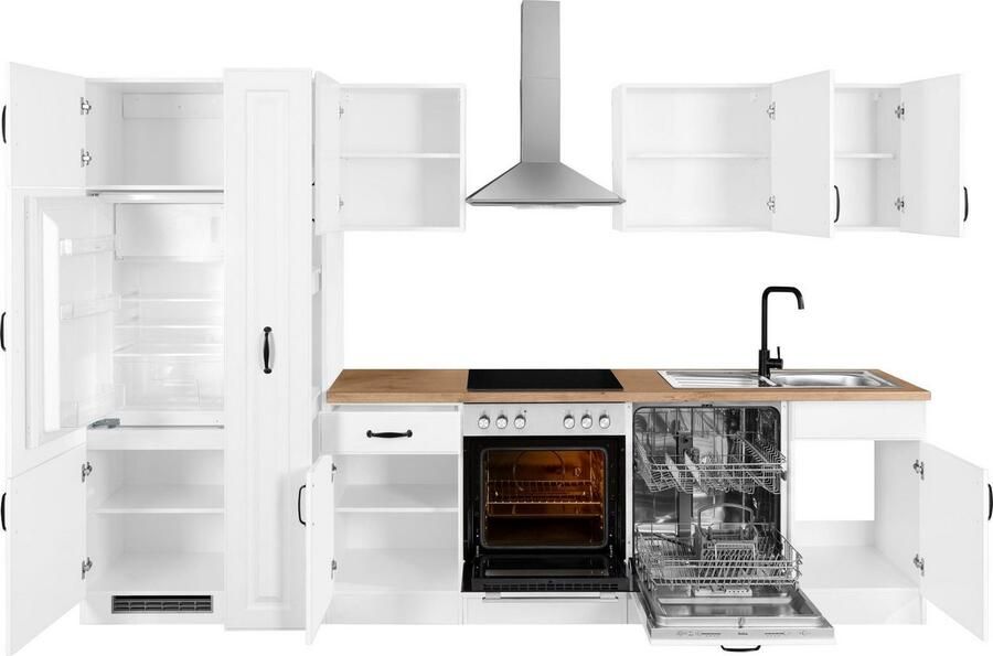 Wiho Küchen Keukenblok Erla zonder elektrische apparaten breedte 310 cm - Foto 7
