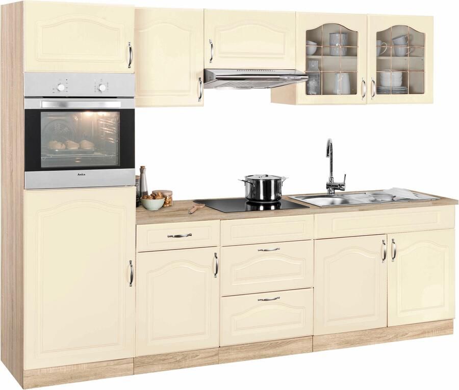 Wiho Küchen Keukenblok Linz zonder elektrische apparaten breedte 270 cm