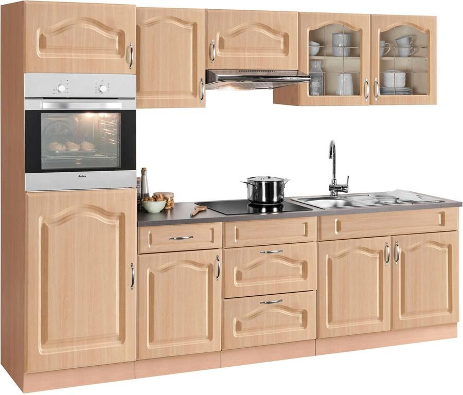 Wiho Küchen Keukenblok Linz zonder elektrische apparaten breedte 270 cm