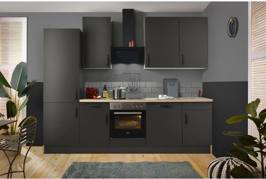 Wiho Küchen Keukenblok "Simi" met verstelbare voeten breedte 280 cm keuze met elektrische apparaten soft-close functie in lades & uittrekken - Foto 4