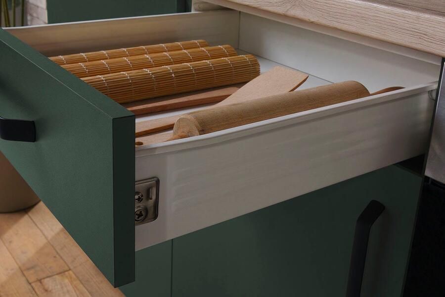 Wiho Küchen Keukenblok "Simi" met verstelbare voeten breedte 280 cm keuze met elektrische apparaten soft-close functie in lades & uittrekken - Foto 6