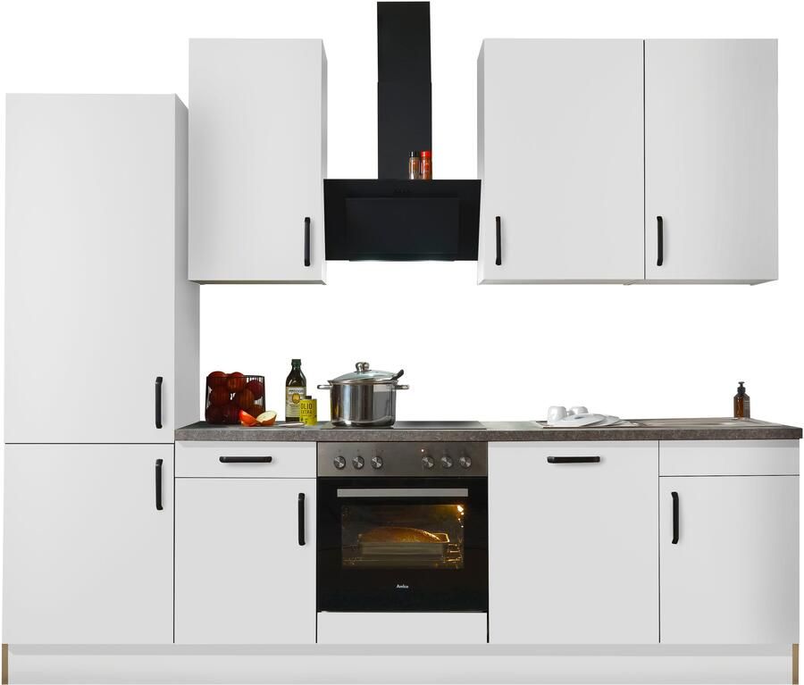 Wiho Küchen Keukenblok "Simi" met verstelbare voeten breedte 280 cm keuze met elektrische apparaten soft-close functie in lades & uittrekken - Foto 8