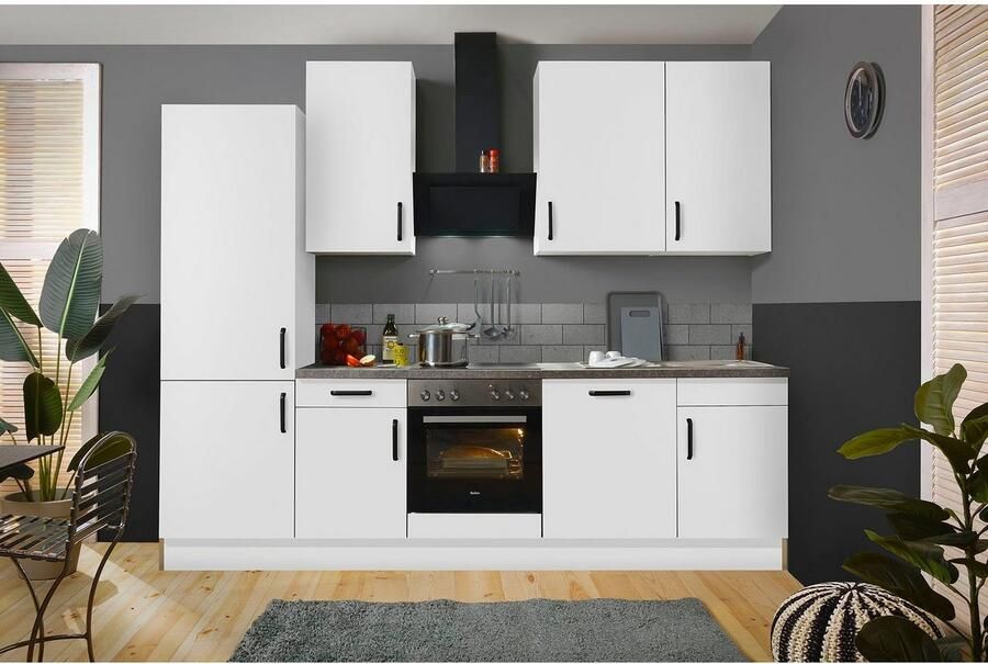 Wiho Küchen Keukenblok "Simi" met verstelbare voeten breedte 280 cm keuze met elektrische apparaten soft-close functie in lades & uittrekken - Foto 5