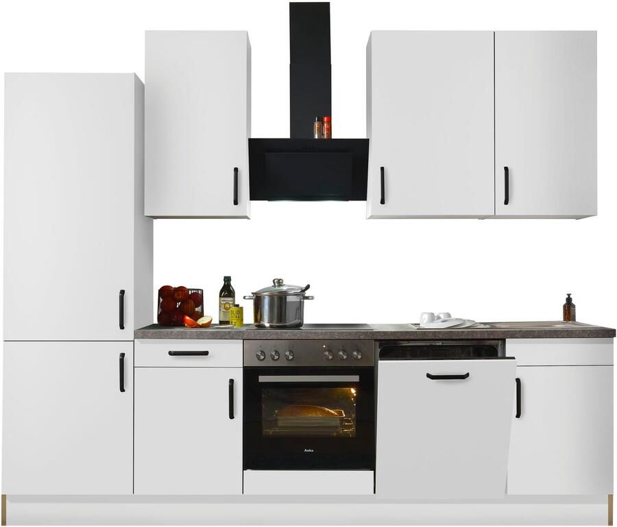 Wiho Küchen Keukenblok "Simi" met verstelbare voeten breedte 280 cm keuze met elektrische apparaten soft-close functie in lades & uittrekken - Foto 3