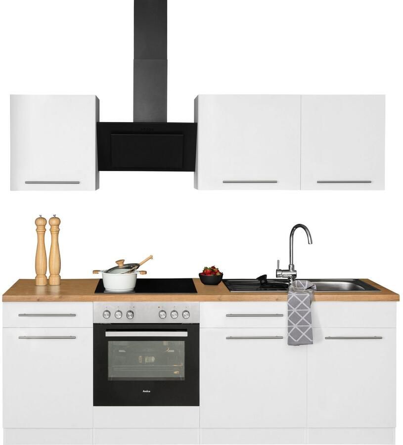 Wiho Küchen Keukenblok Unna zonder elektrische apparaten breedte 220 cm - Foto 10