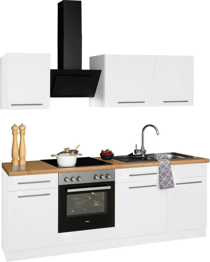 Wiho Küchen Keukenblok Unna zonder elektrische apparaten breedte 220 cm - Foto 3