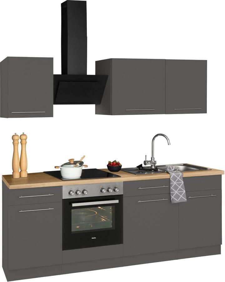 Wiho Küchen Keukenblok Unna zonder elektrische apparaten breedte 220 cm - Foto 3