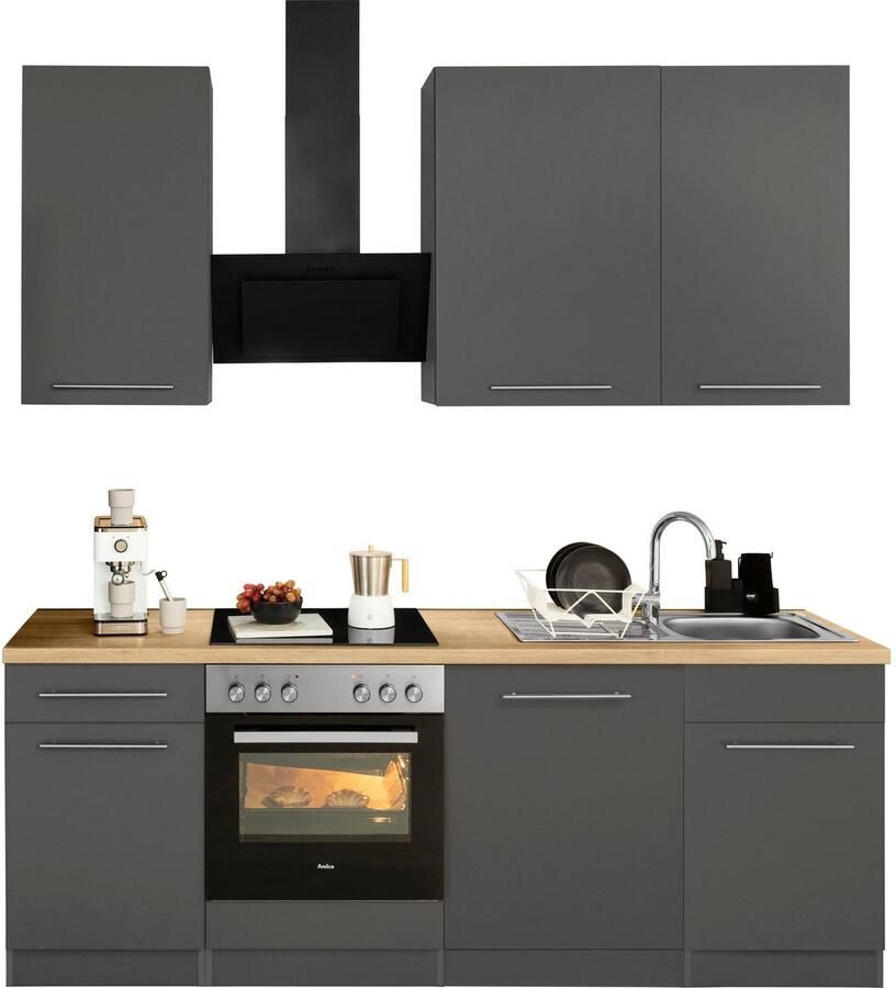 Wiho Küchen Keukenblok Unna zonder elektrische apparaten breedte 220 cm - Foto 3