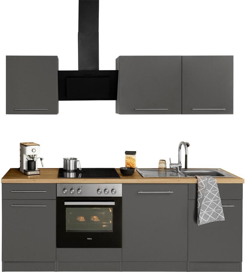 Wiho Küchen Keukenblok Unna zonder elektrische apparaten breedte 220 cm - Foto 9