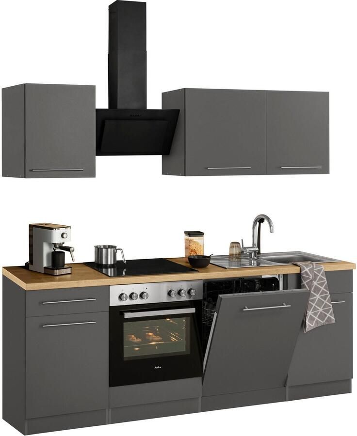 Wiho Küchen Keukenblok Unna zonder elektrische apparaten breedte 220 cm - Foto 3