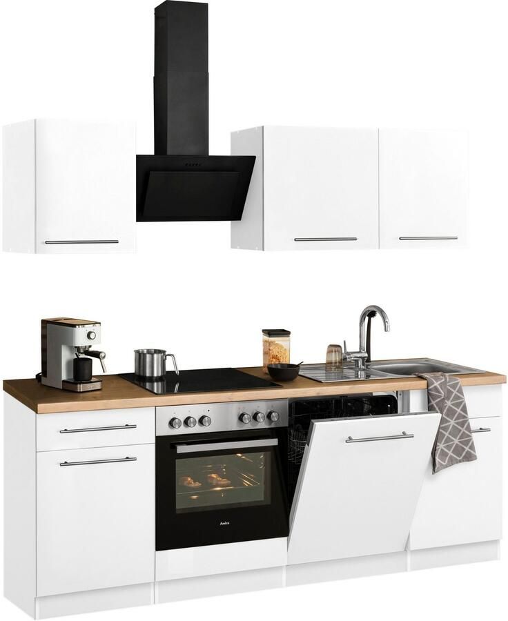 Wiho Küchen Keukenblok Unna zonder elektrische apparaten breedte 220 cm - Foto 3