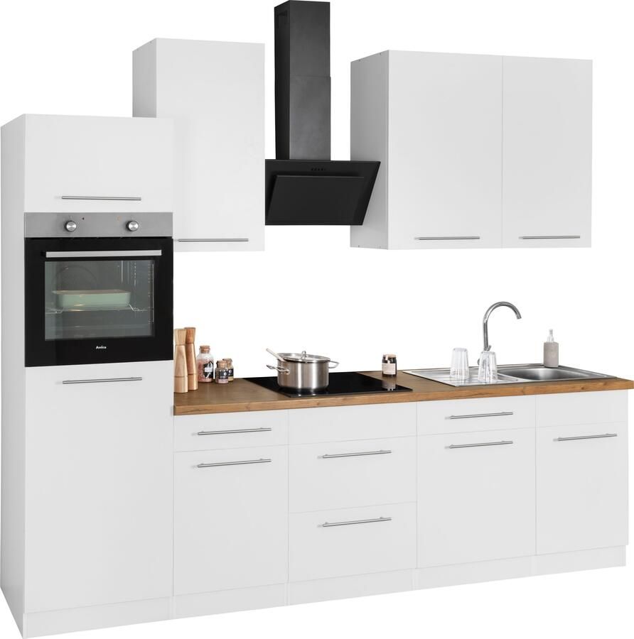 Wiho Küchen Keukenblok Unna zonder elektrische apparaten breedte 280 cm - Foto 13