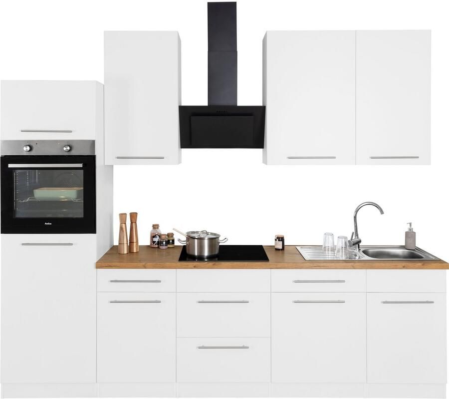 Wiho Küchen Keukenblok Unna zonder elektrische apparaten breedte 280 cm