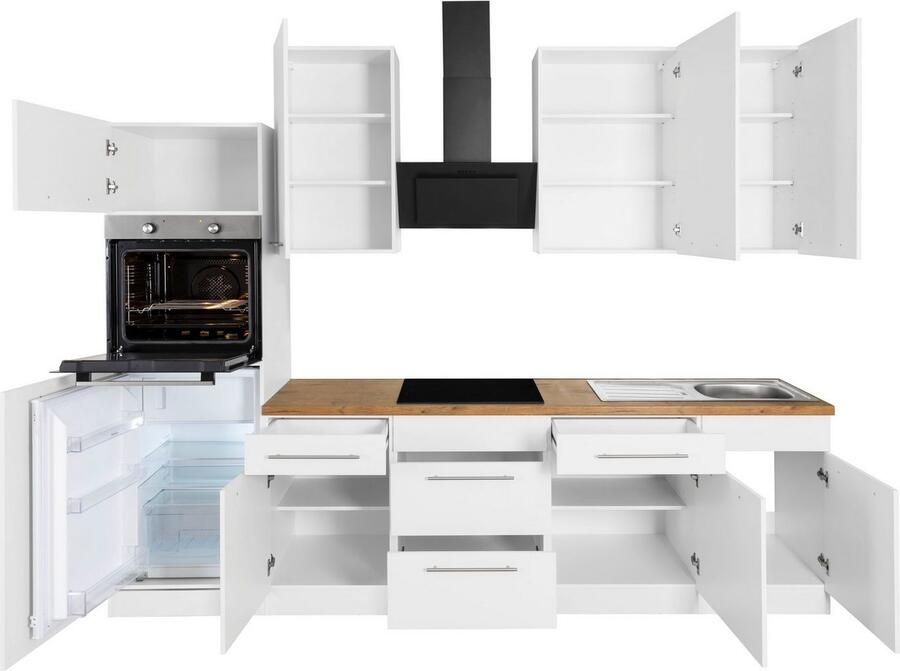 Wiho Küchen Keukenblok Unna zonder elektrische apparaten breedte 280 cm - Foto 2