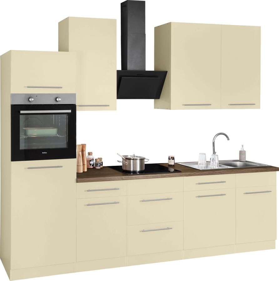 Wiho Küchen Keukenblok Unna zonder elektrische apparaten breedte 280 cm - Foto 13