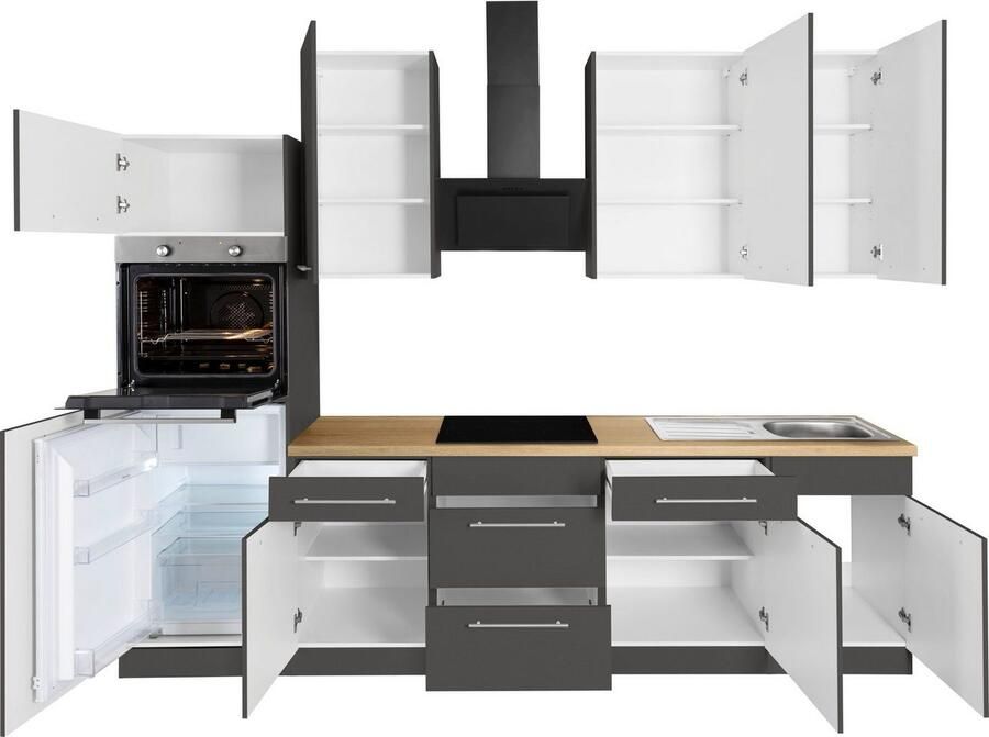 Wiho Küchen Keukenblok Unna zonder elektrische apparaten breedte 280 cm - Foto 2
