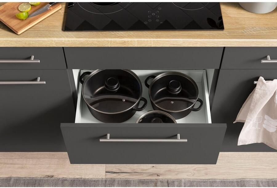 Wiho Küchen Keukenblok Unna zonder elektrische apparaten breedte 280 cm - Foto 5