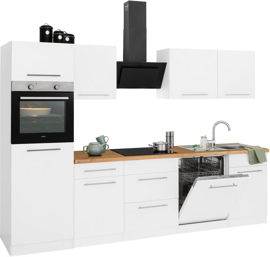 Wiho Küchen Keukenblok Unna zonder elektrische apparaten breedte 280 cm