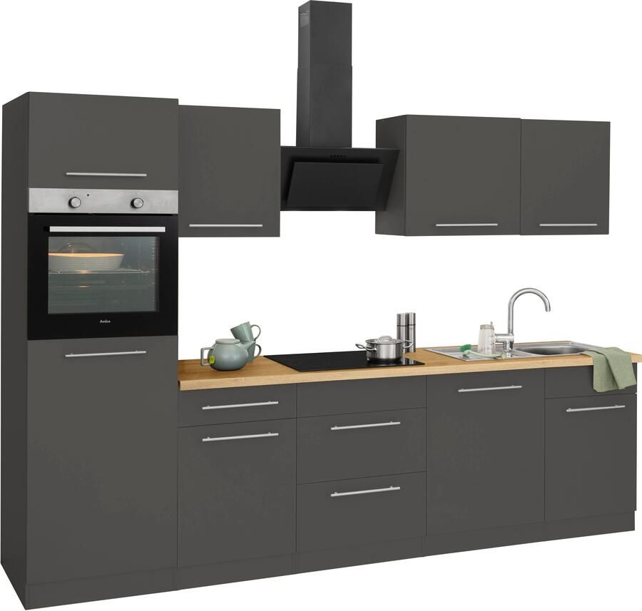 Wiho Küchen Keukenblok Unna zonder elektrische apparaten breedte 280 cm - Foto 10