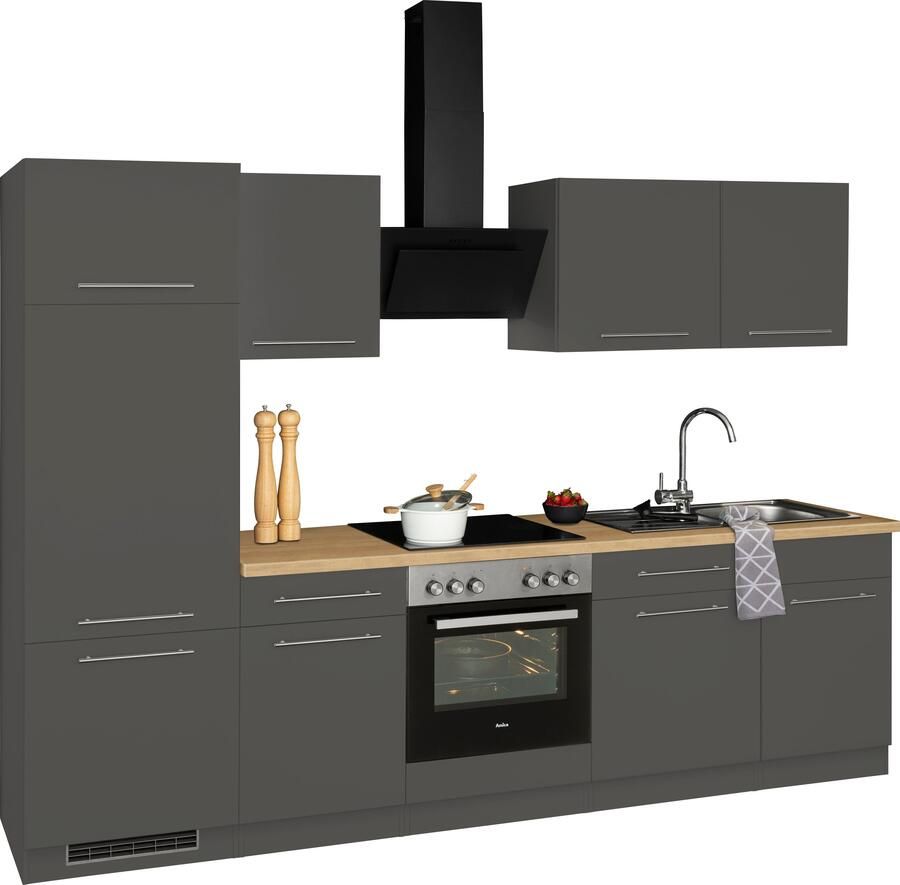 Wiho Küchen Keukenblok Unna zonder elektrische apparaten breedte 280 cm - Foto 10