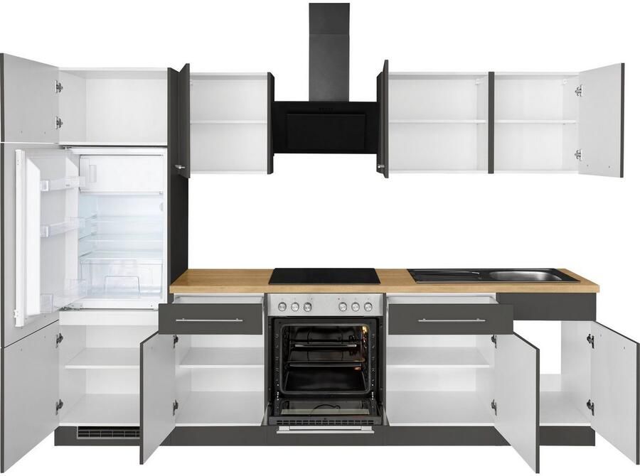 Wiho Küchen Keukenblok Unna zonder elektrische apparaten breedte 280 cm - Foto 3