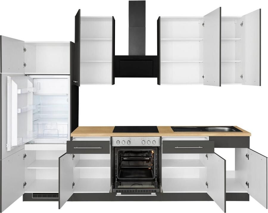 Wiho Küchen Keukenblok Unna zonder elektrische apparaten breedte 280 cm - Foto 3