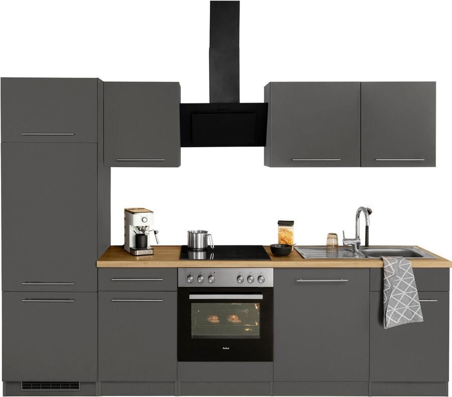 Wiho Küchen Keukenblok Unna zonder elektrische apparaten breedte 280 cm - Foto 9