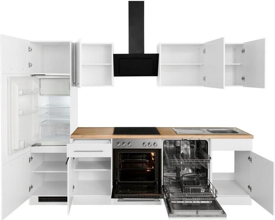 Wiho Küchen Keukenblok Unna zonder elektrische apparaten breedte 280 cm - Foto 4