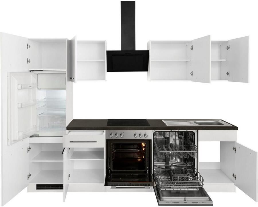 Wiho Küchen Keukenblok Unna zonder elektrische apparaten breedte 280 cm - Foto 4