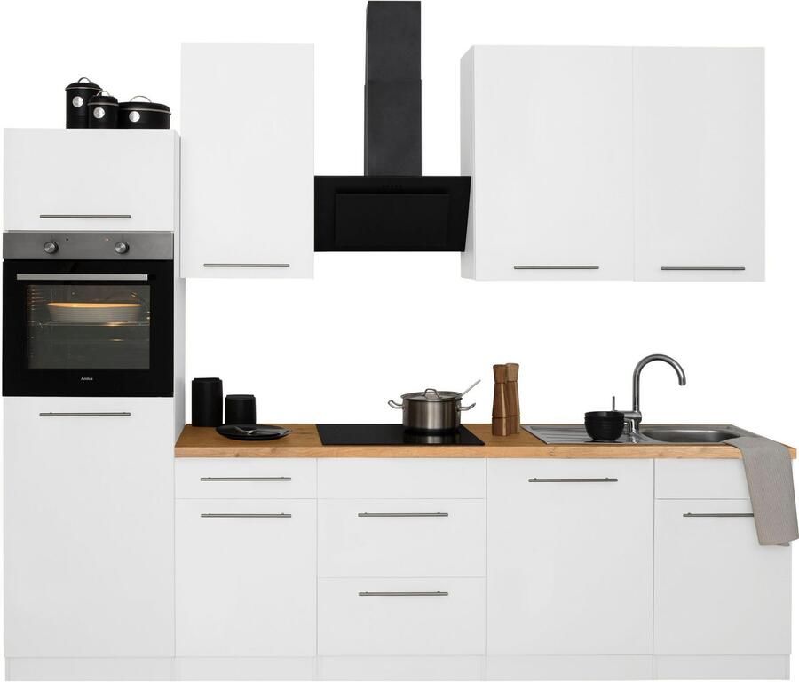 Wiho Küchen Keukenblok Unna zonder elektrische apparaten breedte 280 cm - Foto 4
