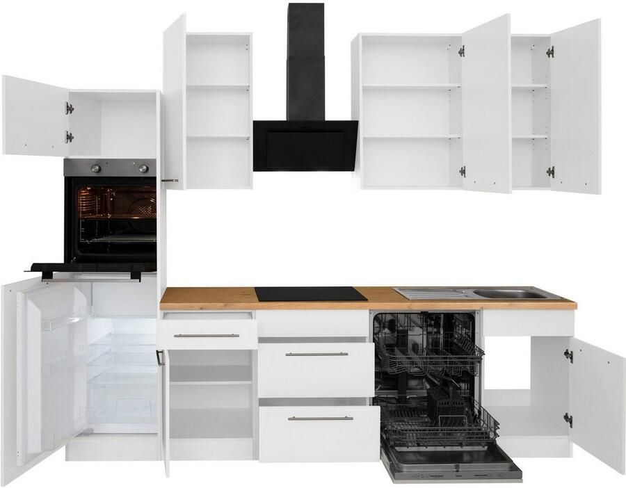 Wiho Küchen Keukenblok Unna zonder elektrische apparaten breedte 280 cm - Foto 7