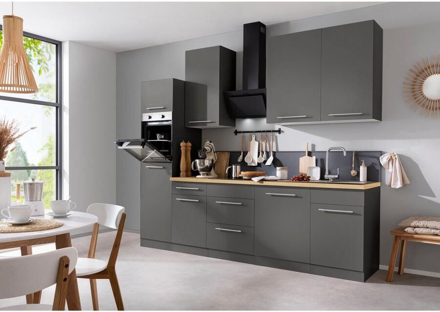 Wiho Küchen Keukenblok Unna zonder elektrische apparaten breedte 280 cm - Foto 6