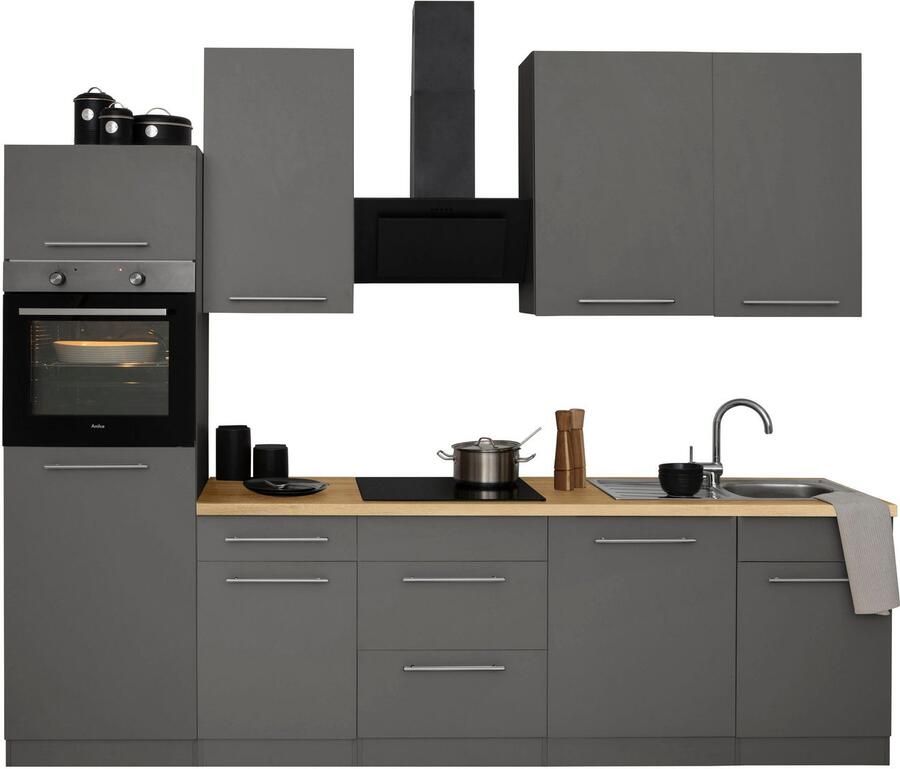 Wiho Küchen Keukenblok Unna zonder elektrische apparaten breedte 280 cm - Foto 2