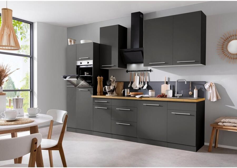 Wiho Küchen Keukenblok Unna zonder elektrische apparaten breedte 310 cm - Foto 6