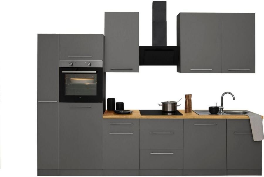 Wiho Küchen Keukenblok Unna zonder elektrische apparaten breedte 310 cm - Foto 7