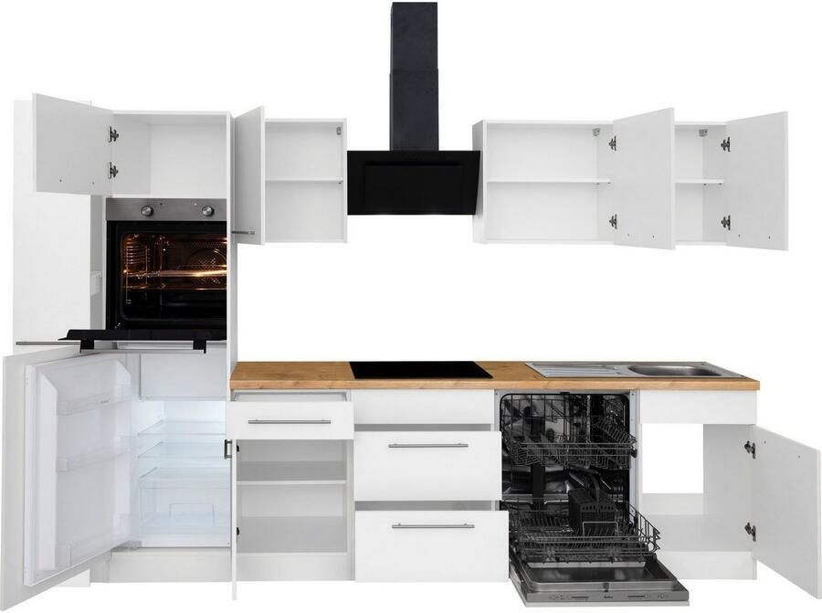 Wiho Küchen Keukenblok Unna zonder elektrische apparaten breedte 310 cm - Foto 6