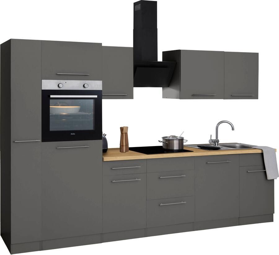 Wiho Küchen Keukenblok Unna zonder elektrische apparaten breedte 310 cm - Foto 12