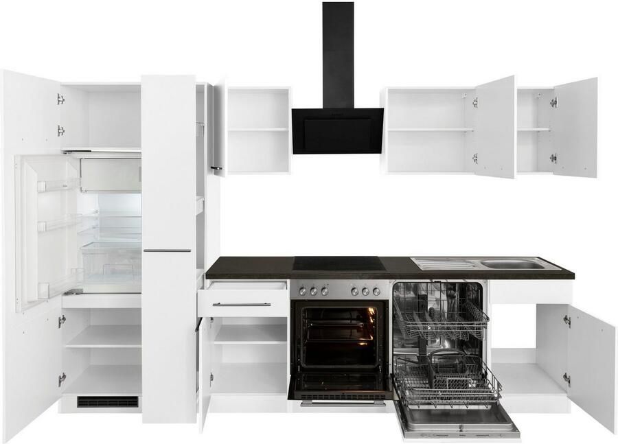 Wiho Küchen Keukenblok Unna zonder elektrische apparaten breedte 310 cm - Foto 3