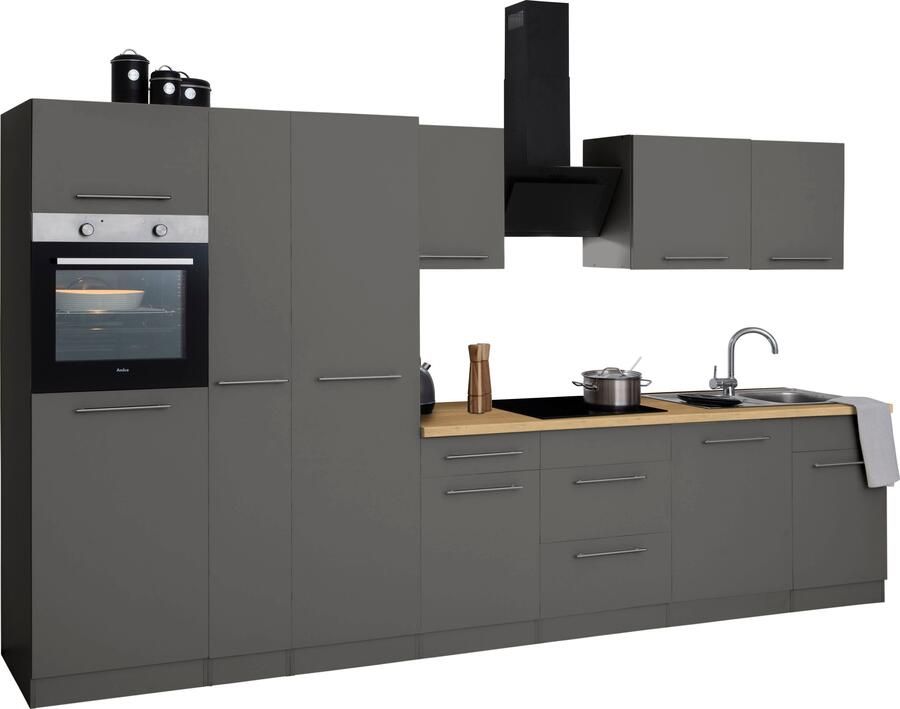 Wiho Küchen Keukenblok Unna zonder elektrische apparaten breedte 360 cm - Foto 11