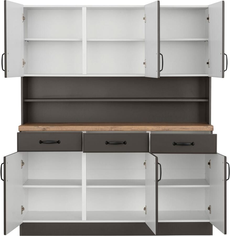 Wiho Küchen Keukenbuffet Erla 150 cm breed met vakkenfront - Foto 2