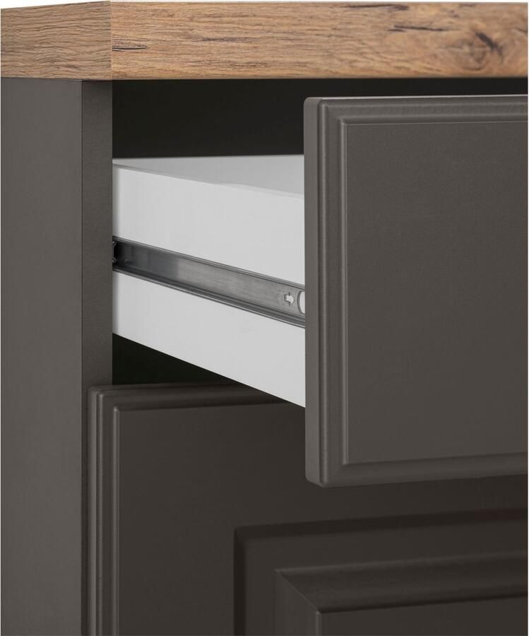 Wiho Küchen Keukenbuffet Erla 150 cm breed met vakkenfront - Foto 6