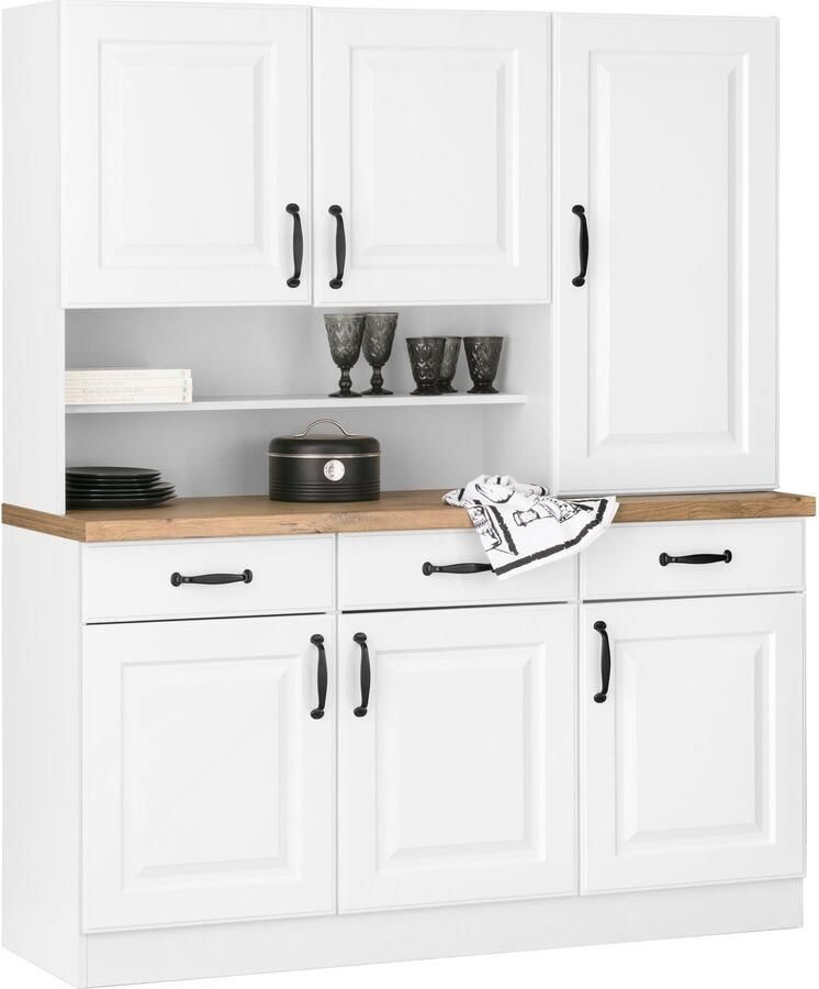 Wiho Küchen Keukenbuffet Erla 150 cm breed met vakkenfront - Foto 6