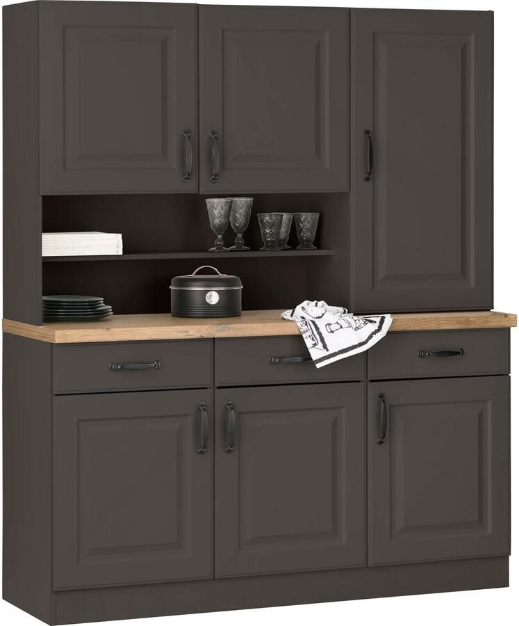 Wiho Küchen Keukenbuffet Erla 150 cm breed met vakkenfront - Foto 7