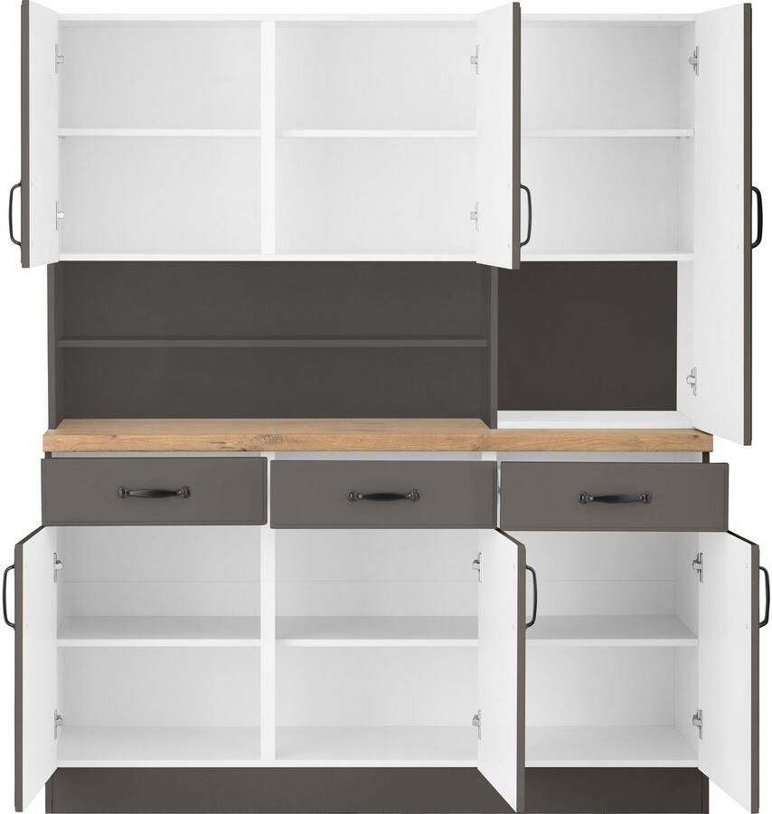 Wiho Küchen Keukenbuffet Erla 150 cm breed met vakkenfront - Foto 2