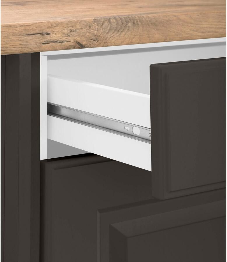 Wiho Küchen Keukenbuffet Erla 150 cm breed met vakkenfront - Foto 6