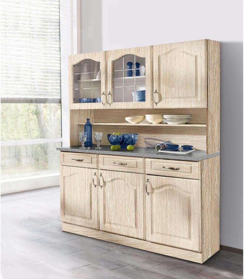 Wiho Küchen Keukenbuffet Linz 120 cm breed in landhuisstijl