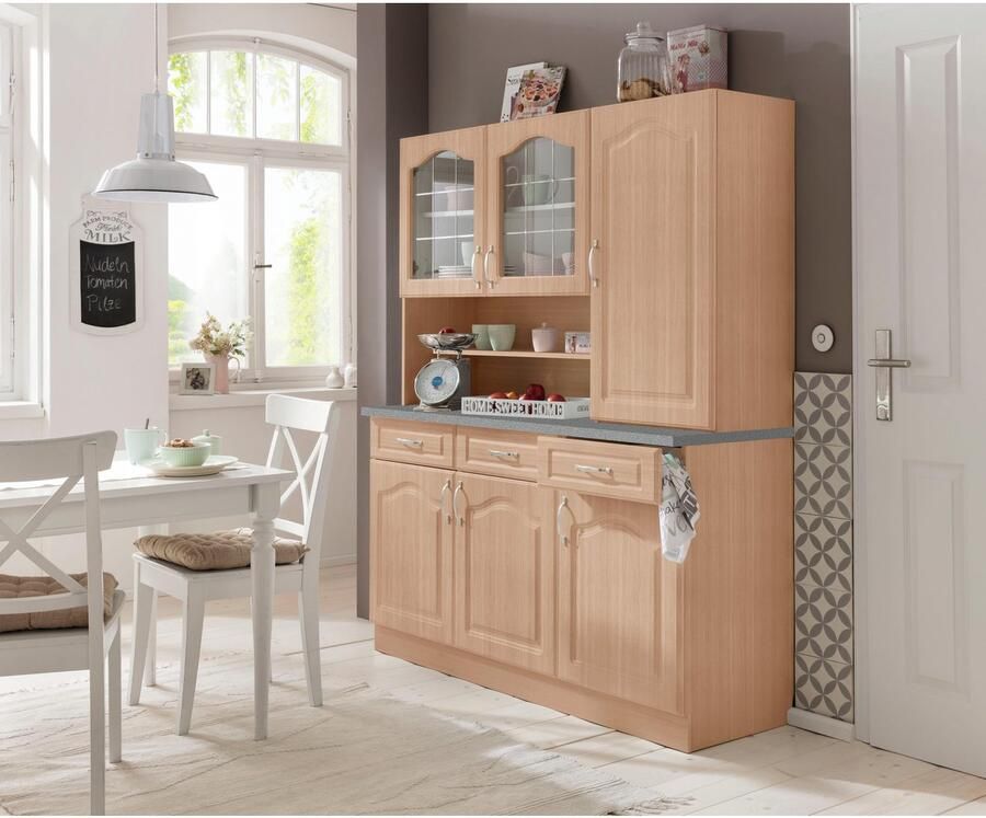 Wiho Küchen Keukenbuffet Linz 150 cm breed in landhuisstijl - Foto 5