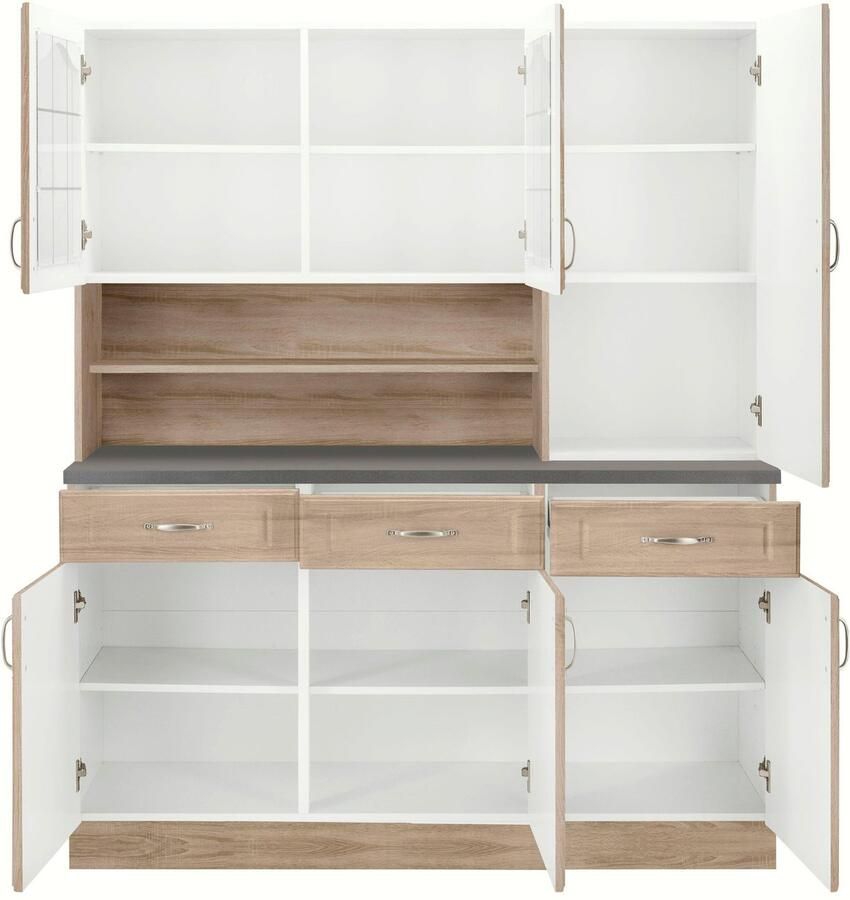 Wiho Küchen Keukenbuffet Linz 150 cm breed in landhuisstijl - Foto 2