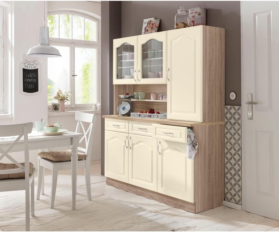 Wiho Küchen Keukenbuffet Linz 150 cm breed in landhuisstijl - Foto 5