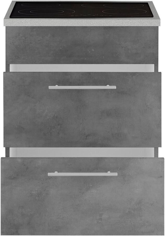 Wiho Küchen Ombouwkast voor fornuis Cali 60 cm breed - Foto 3